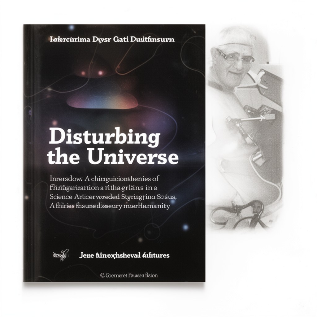 AI-generated illustration of Disturbing the Universe (book)