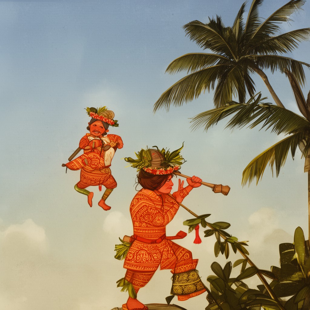 AI-generated illustration of Hawaiian