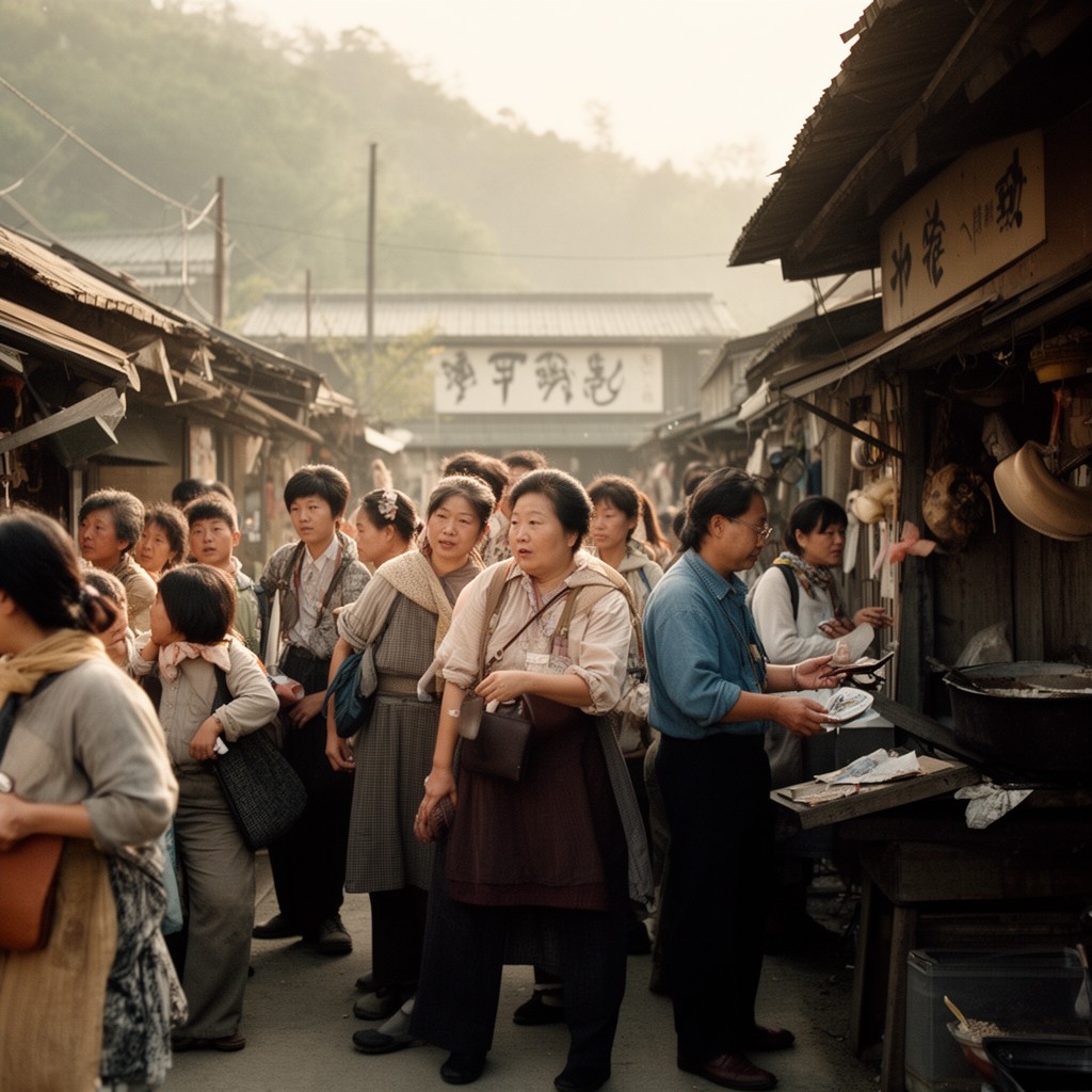 AI-generated illustration of Japanese Americans