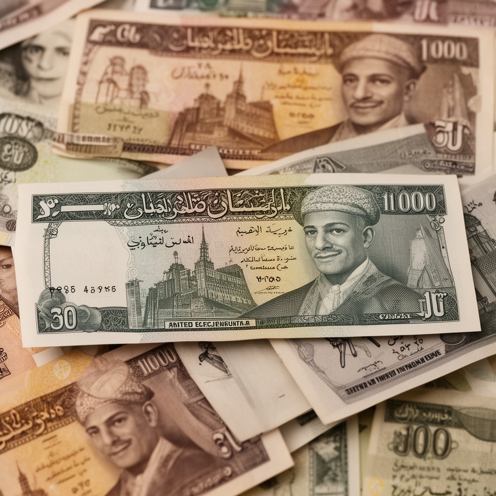 AI-generated illustration of United Arab Emirates dirham