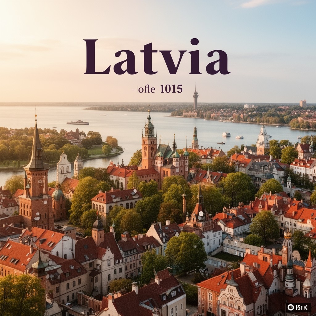 AI-generated illustration of Latvia
