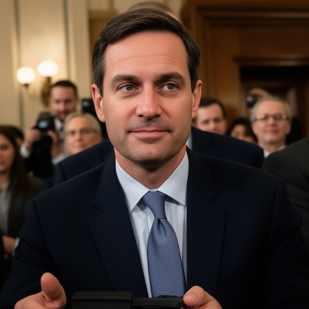 AI-generated illustration of Ron Klain