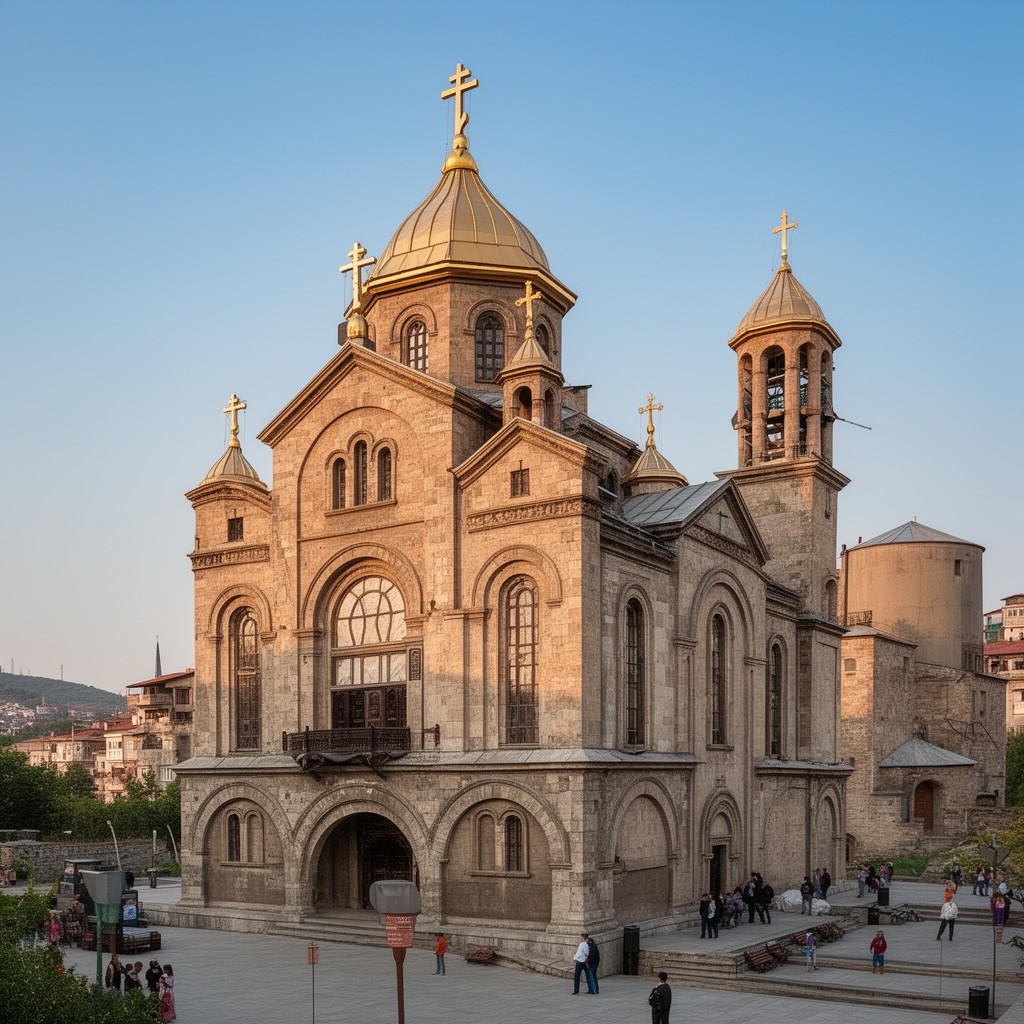 AI-generated illustration of Georgian Orthodox Church