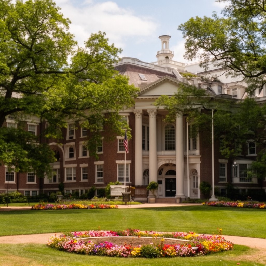 AI-generated illustration of Wellesley College