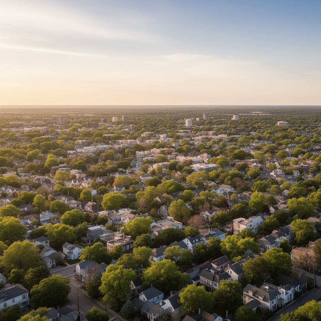 AI-generated illustration of Kane County, Illinois