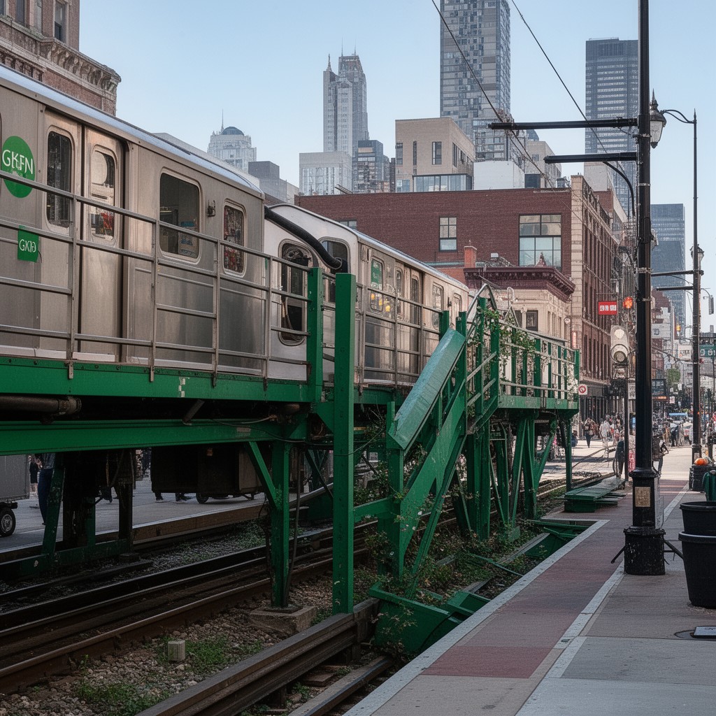 AI-generated illustration of Green Line
