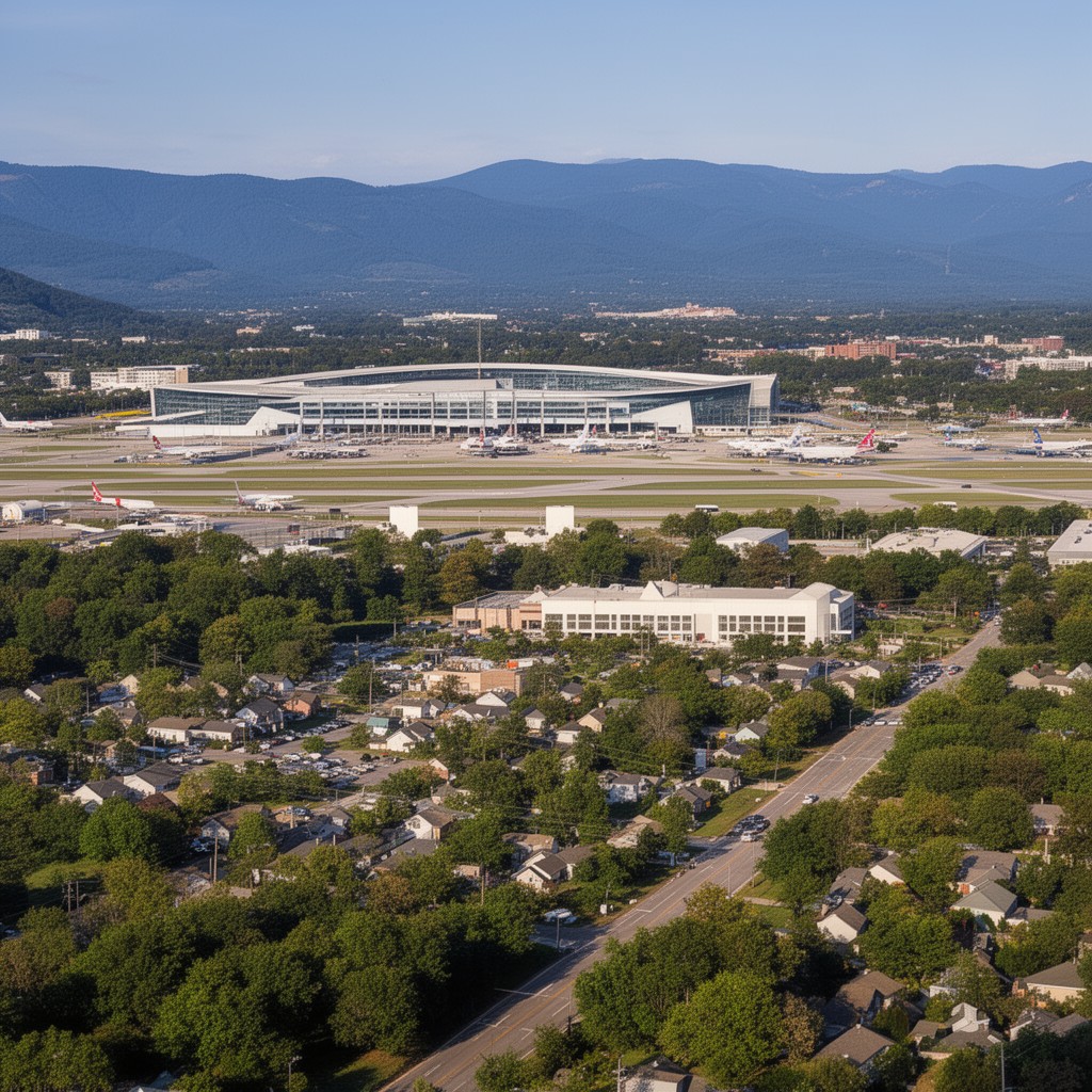 AI-generated illustration of Dulles, Virginia