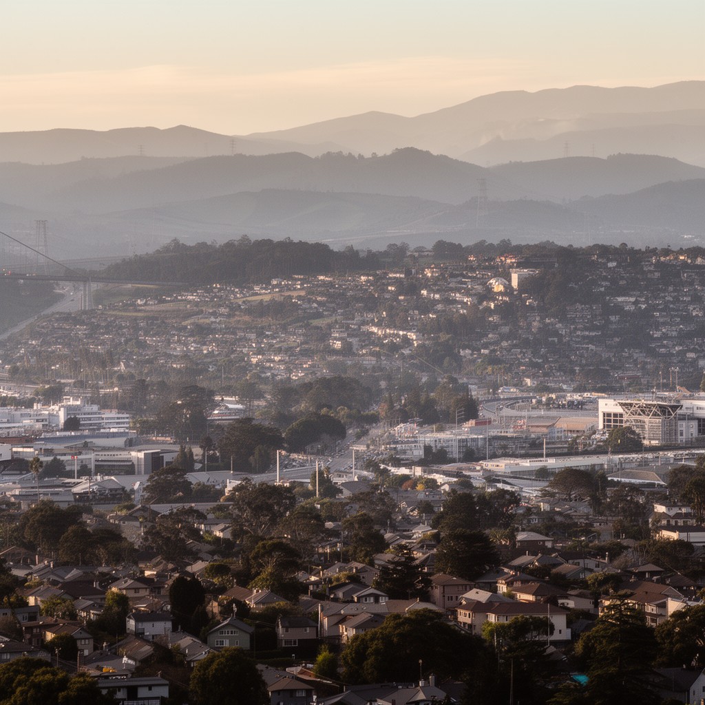 AI-generated illustration of Contra Costa County