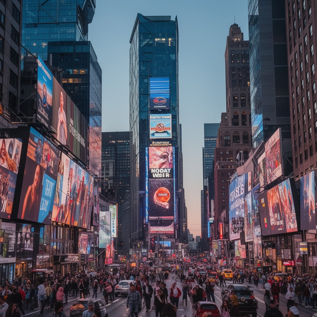 AI-generated illustration of Longacre Square