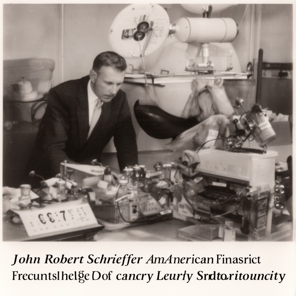 AI-generated illustration of John Robert Schrieffer