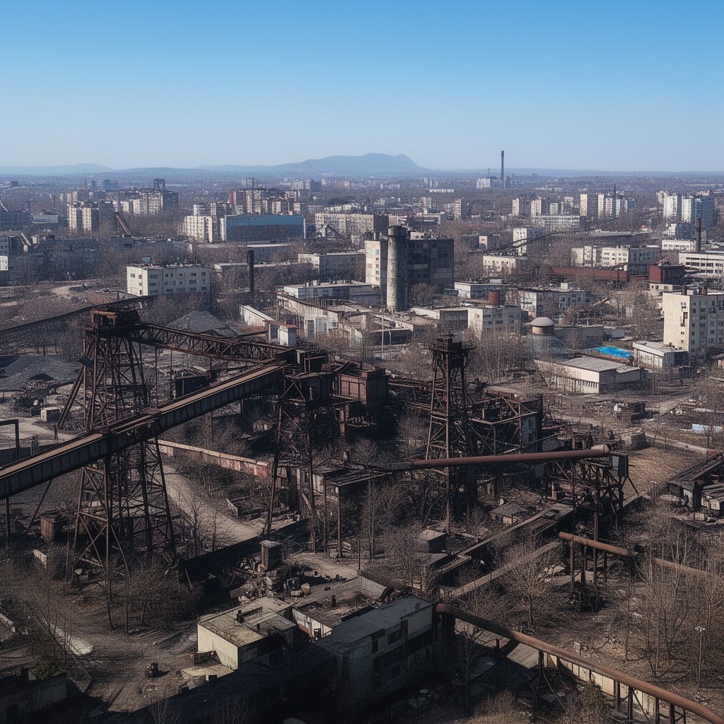 AI-generated illustration of Kryvyi Rih