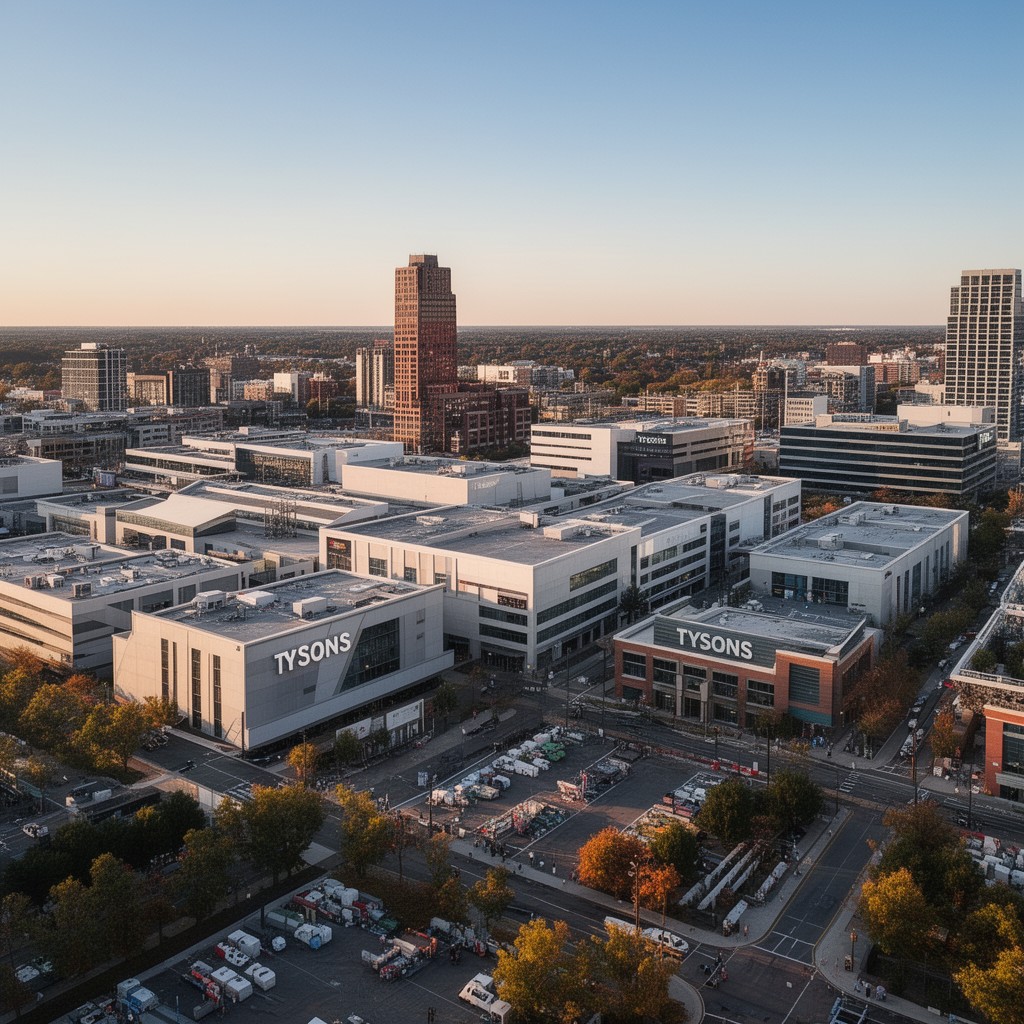 AI-generated illustration of Tysons