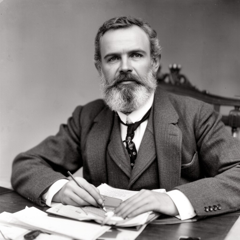 AI-generated illustration of Henry Hobson Richardson