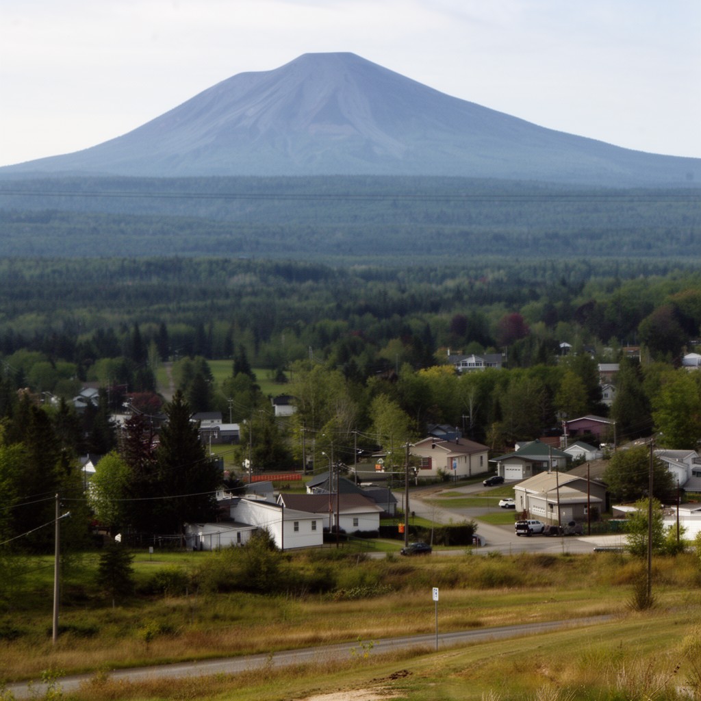 AI-generated illustration of Etna, Maine