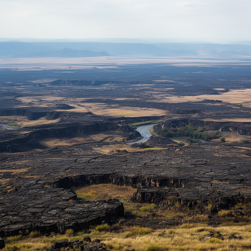 AI-generated illustration of Columbia Plateau