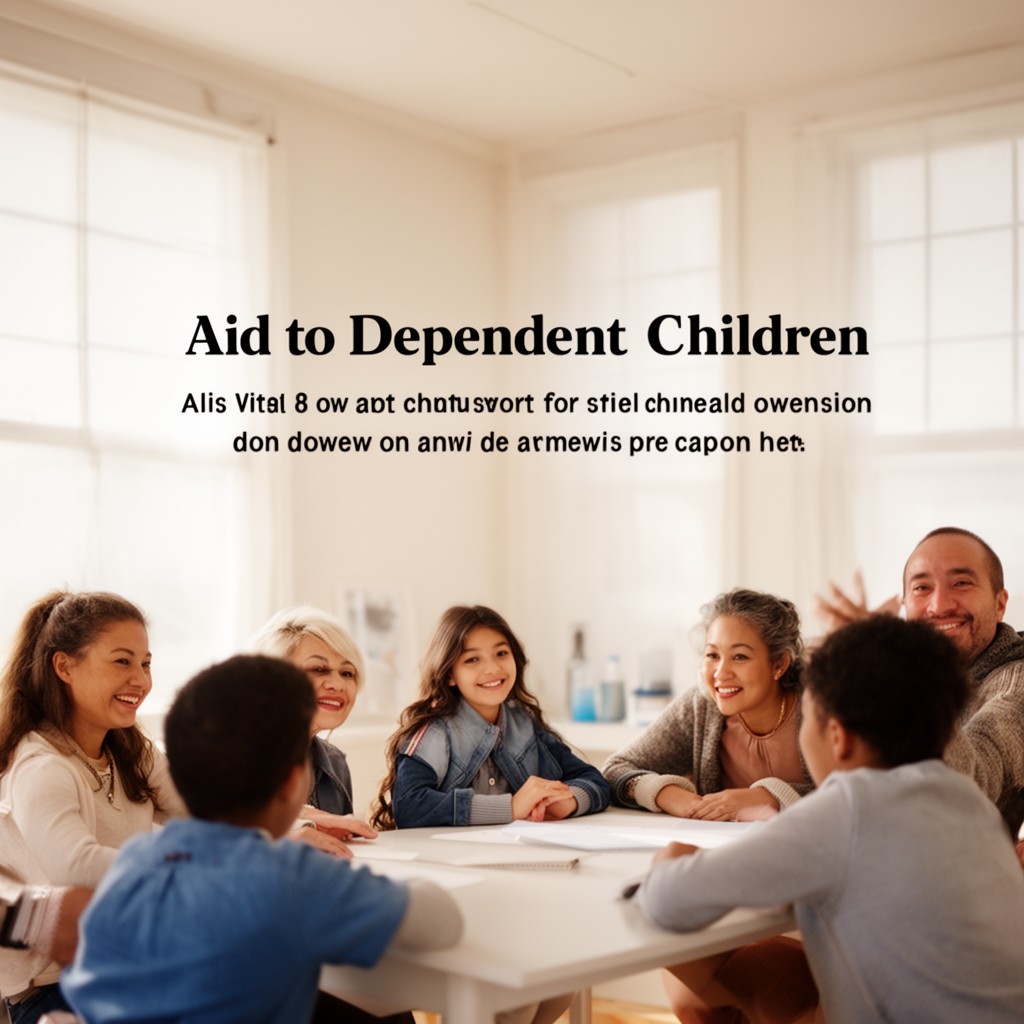 AI-generated illustration of Aid to Dependent Children