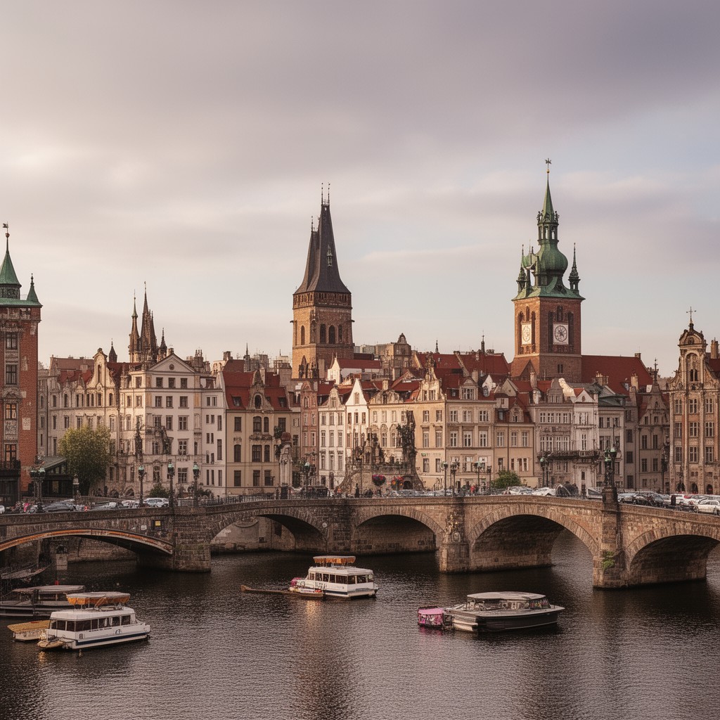 AI-generated illustration of Wrocław