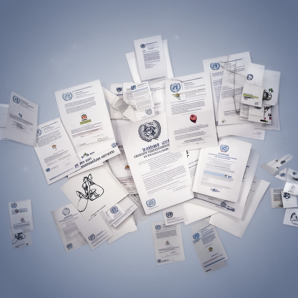 AI-generated illustration of Office for the Coordination of Humanitarian Affairs