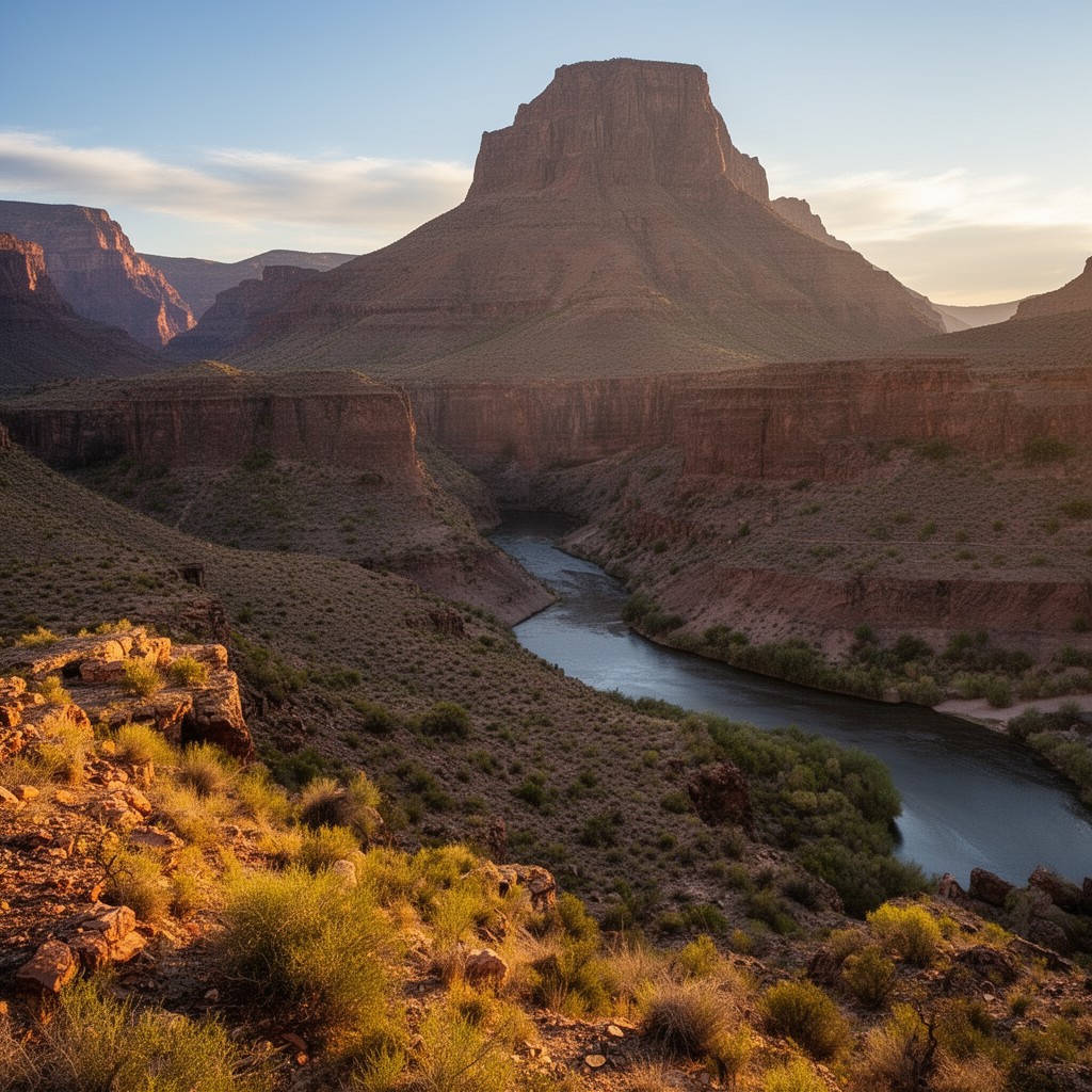AI-generated illustration of Lower Colorado River region