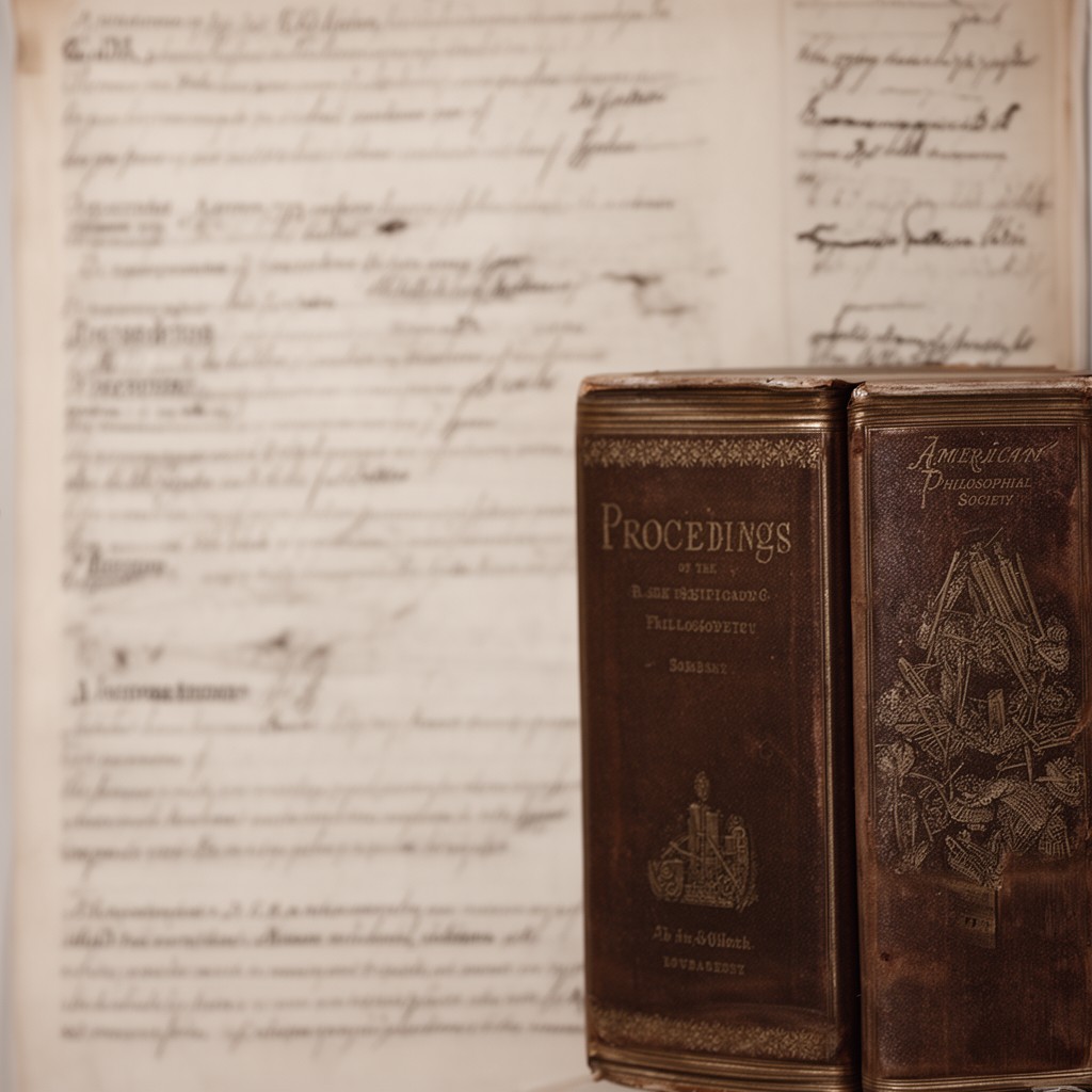 AI-generated illustration of Proceedings of the American Philosophical Society