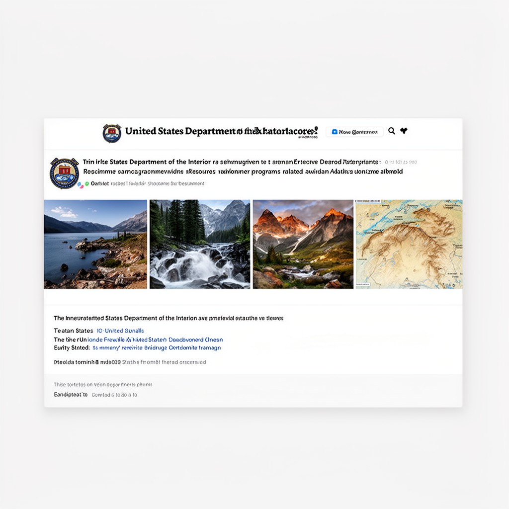 AI-generated illustration of United States Department of the Interior
