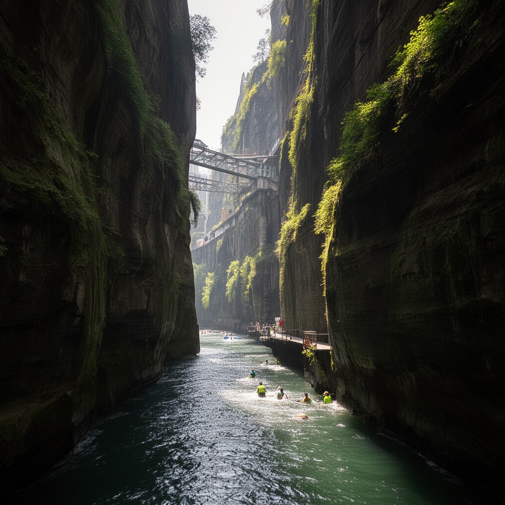 AI-generated illustration of The Narrows