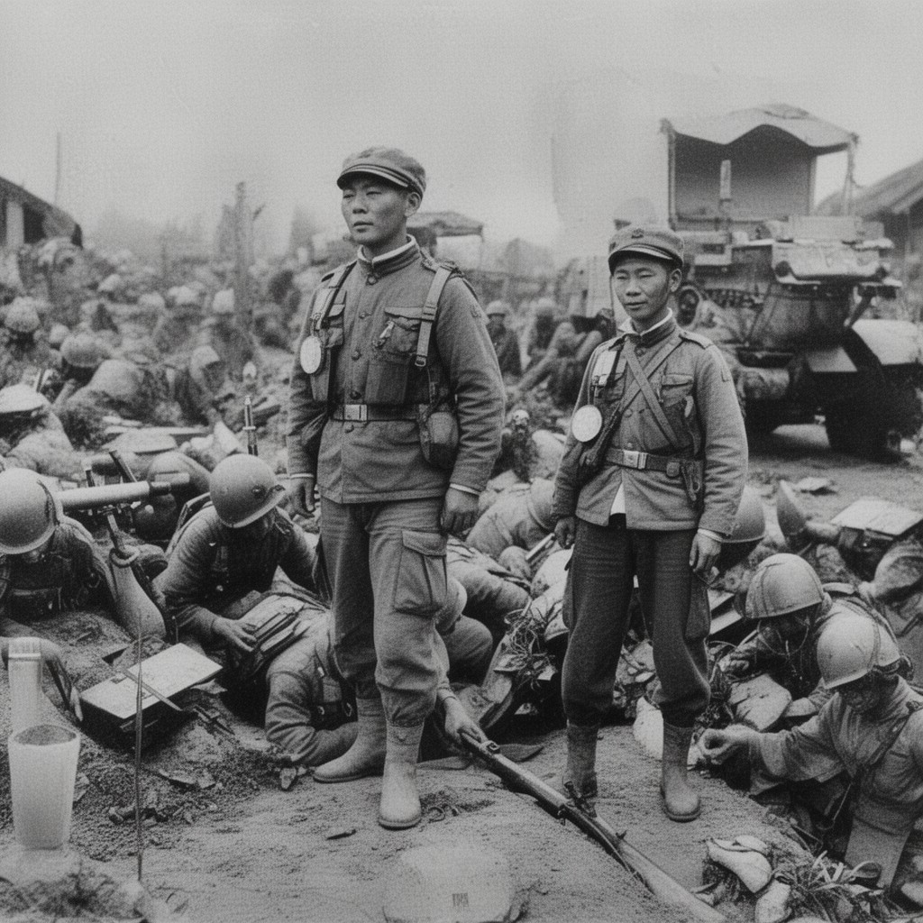 AI-generated illustration of Chinese 88th Division