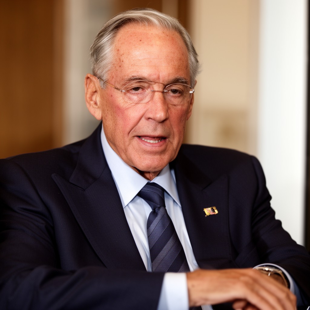 AI-generated illustration of George Steinbrenner