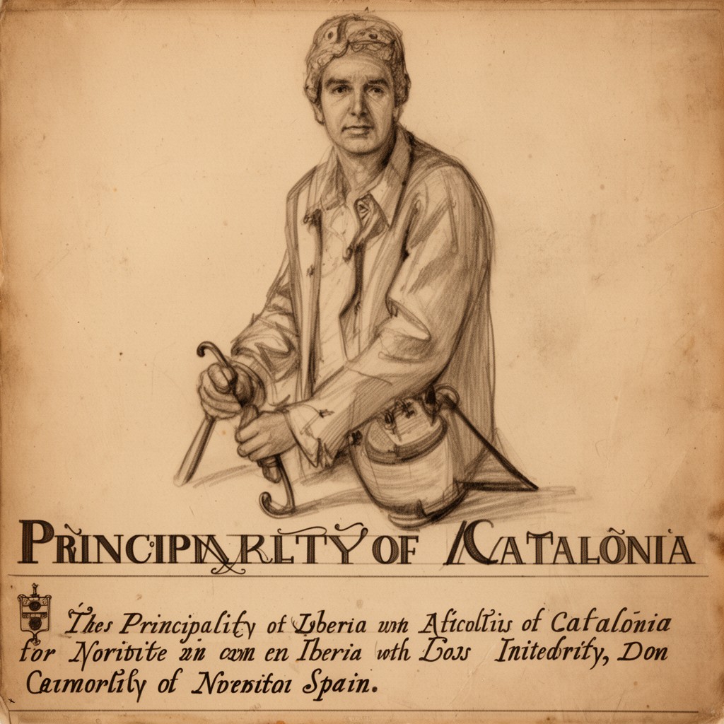 AI-generated illustration of Principality of Catalonia