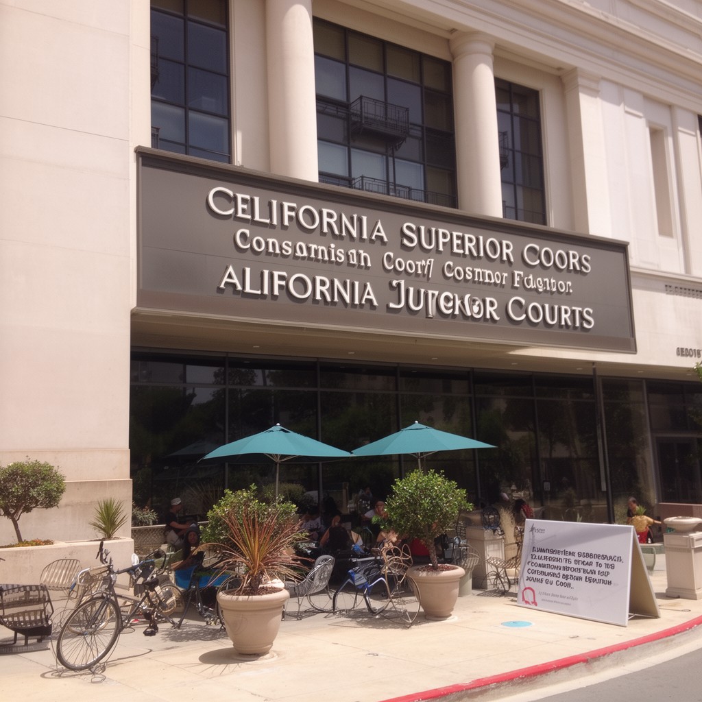 AI-generated illustration of California Superior Courts