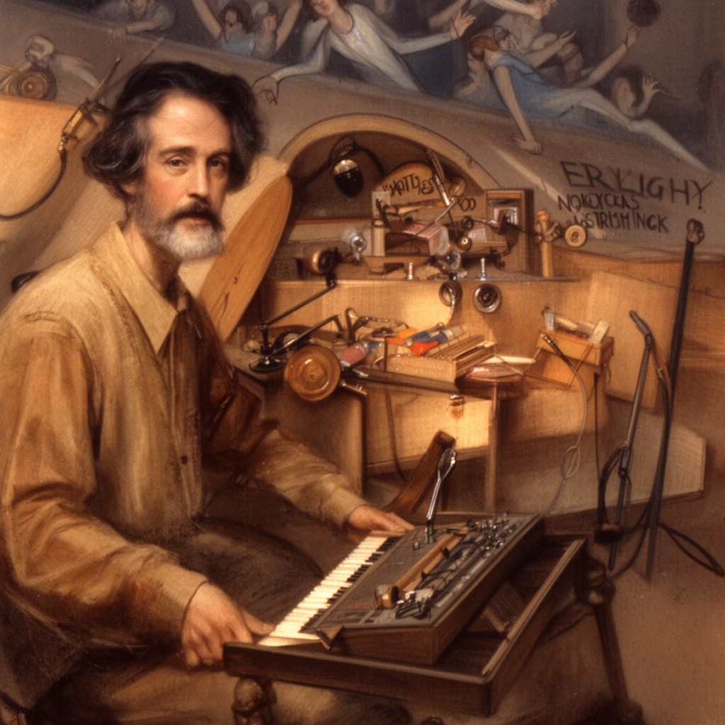 AI-generated illustration of Van Dyke Parks