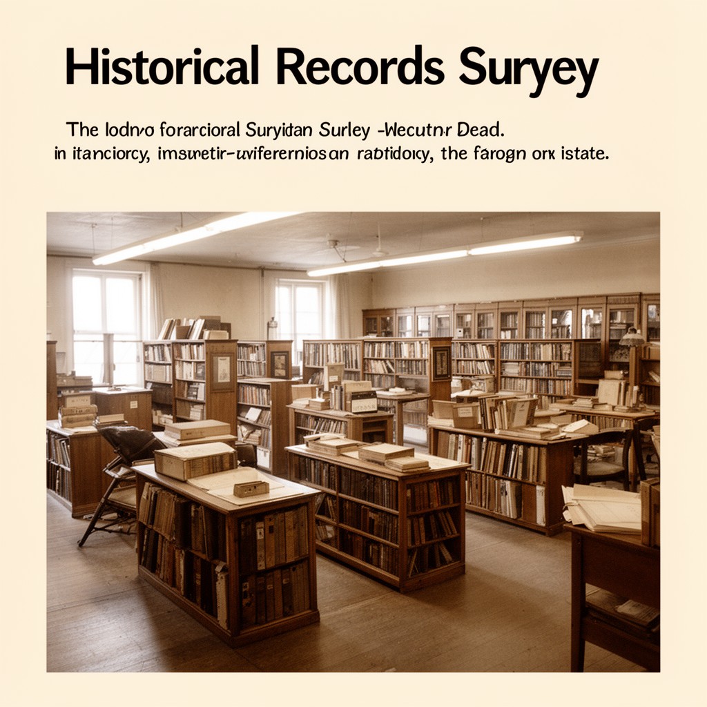 AI-generated illustration of Historical Records Survey