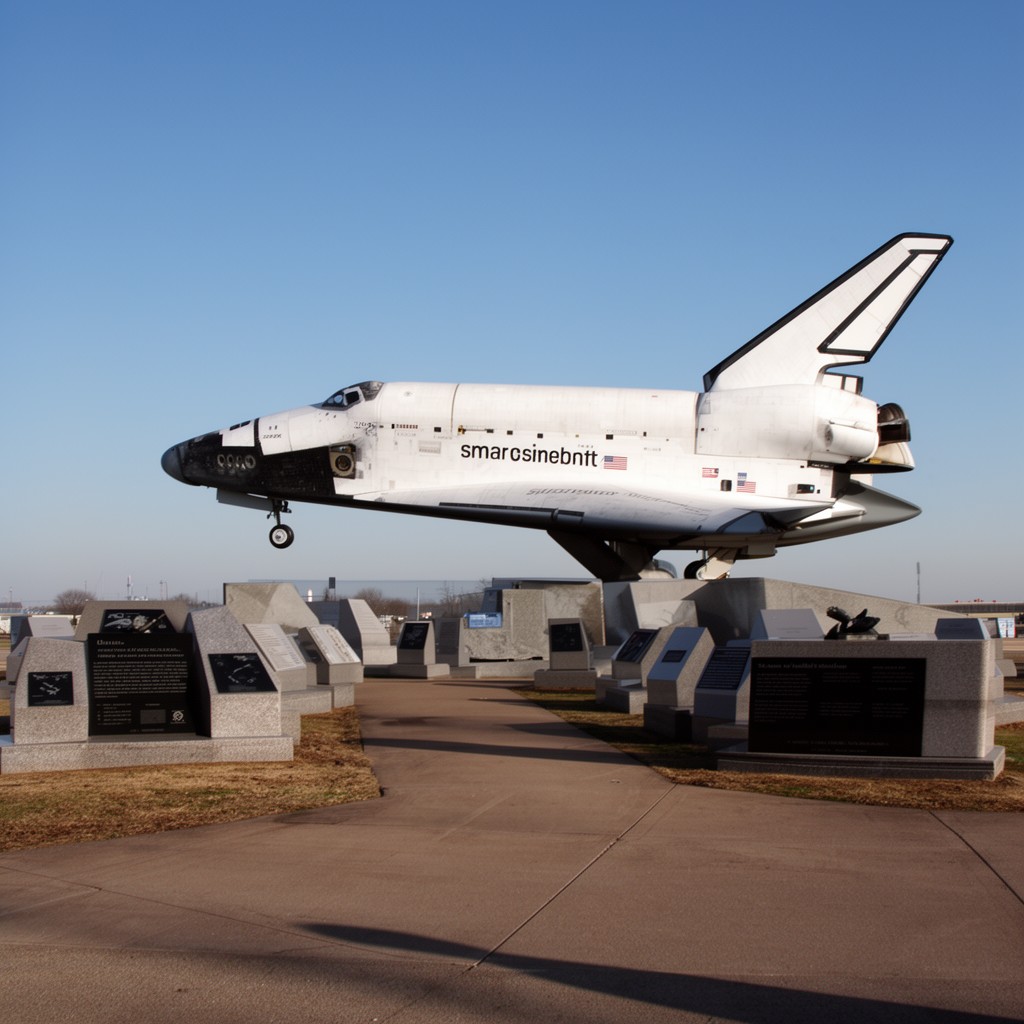 AI-generated illustration of Space Shuttle Columbia Memorial