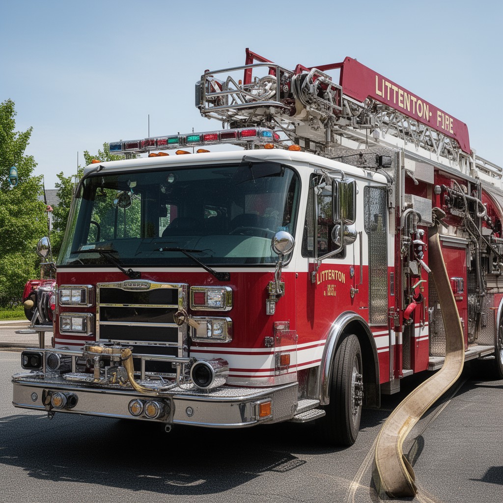 AI-generated illustration of Littleton Fire Department