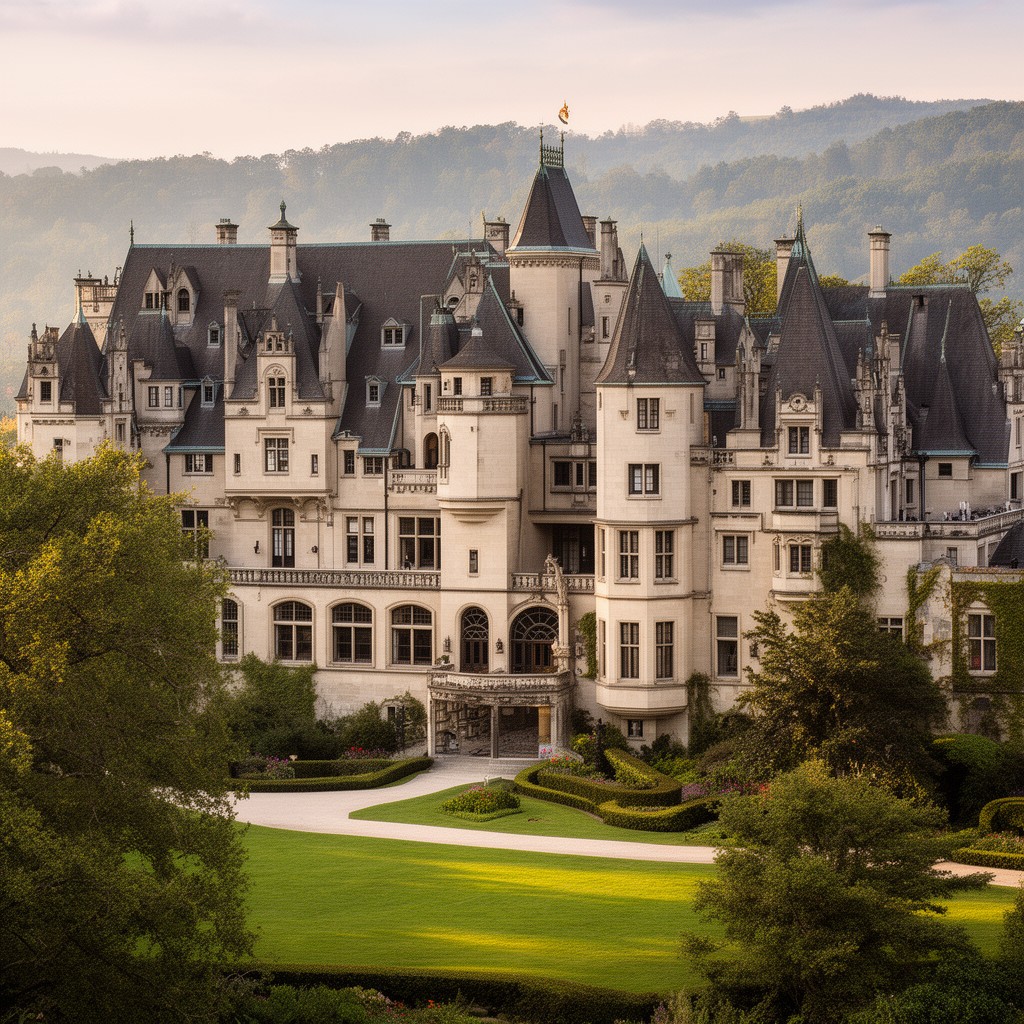 AI-generated illustration of Biltmore Estate
