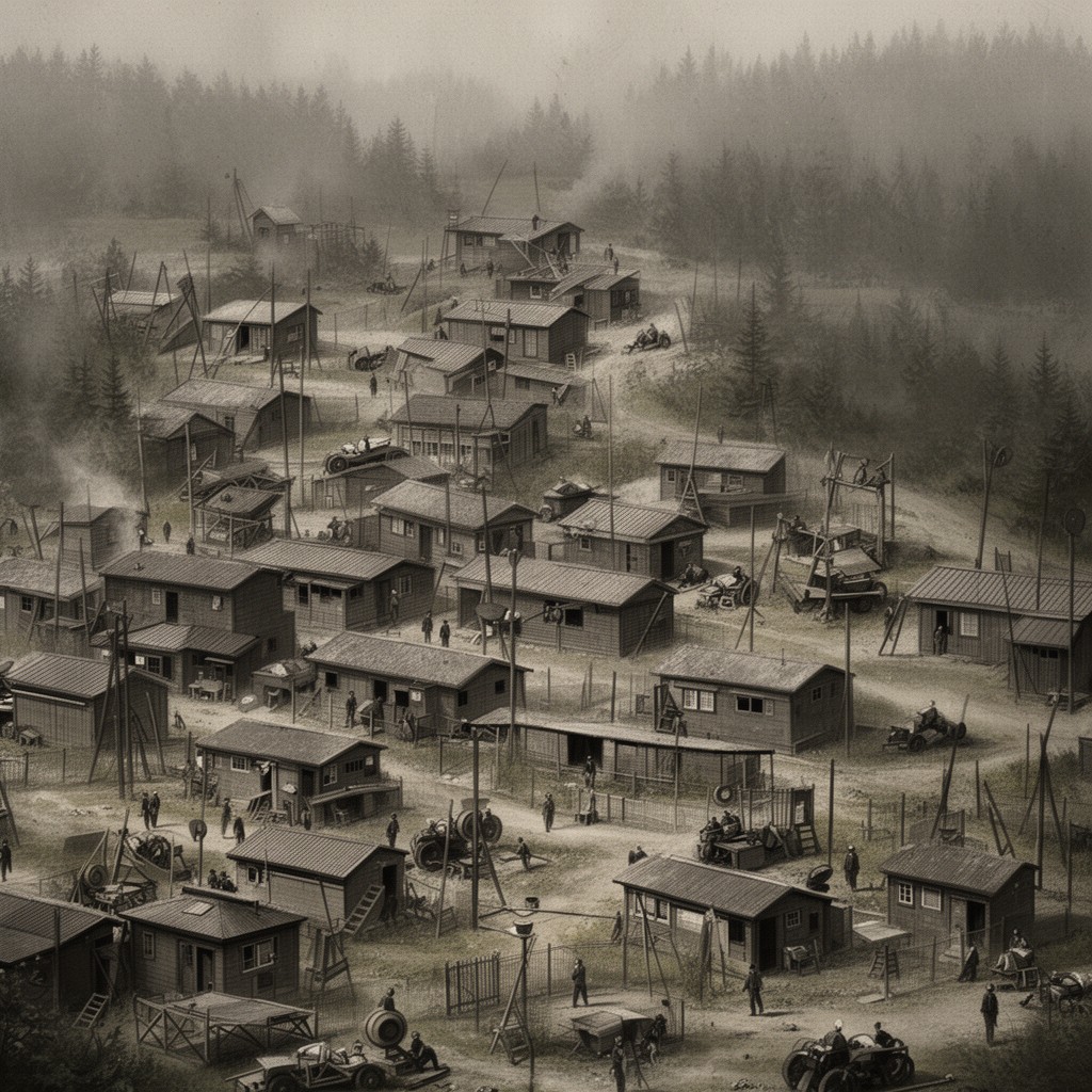 AI-generated illustration of Camp X