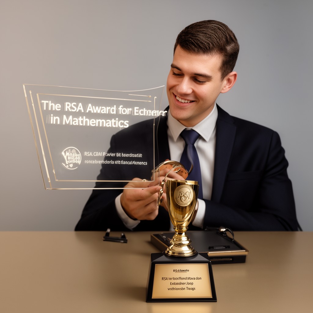 AI-generated illustration of RSA Award for Excellence in Mathematics