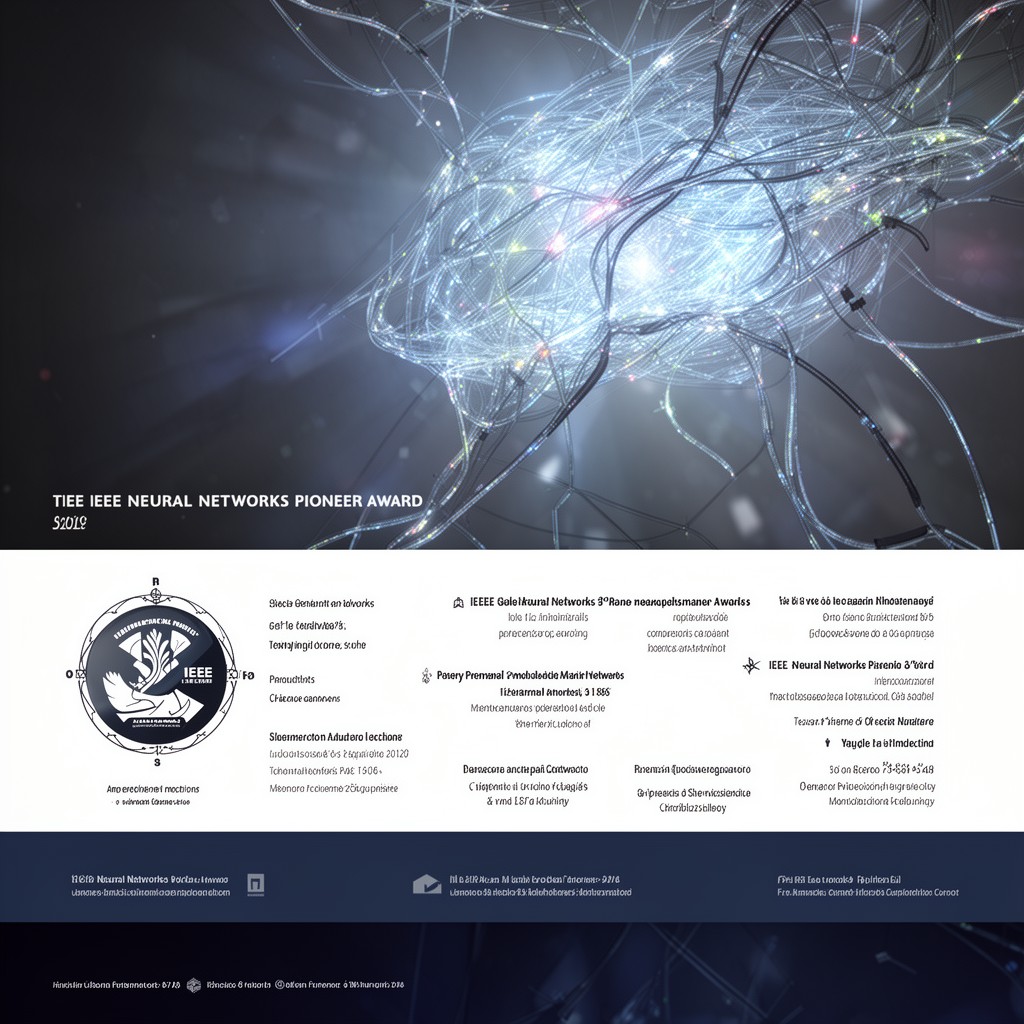 AI-generated illustration of IEEE Neural Networks Pioneer Award