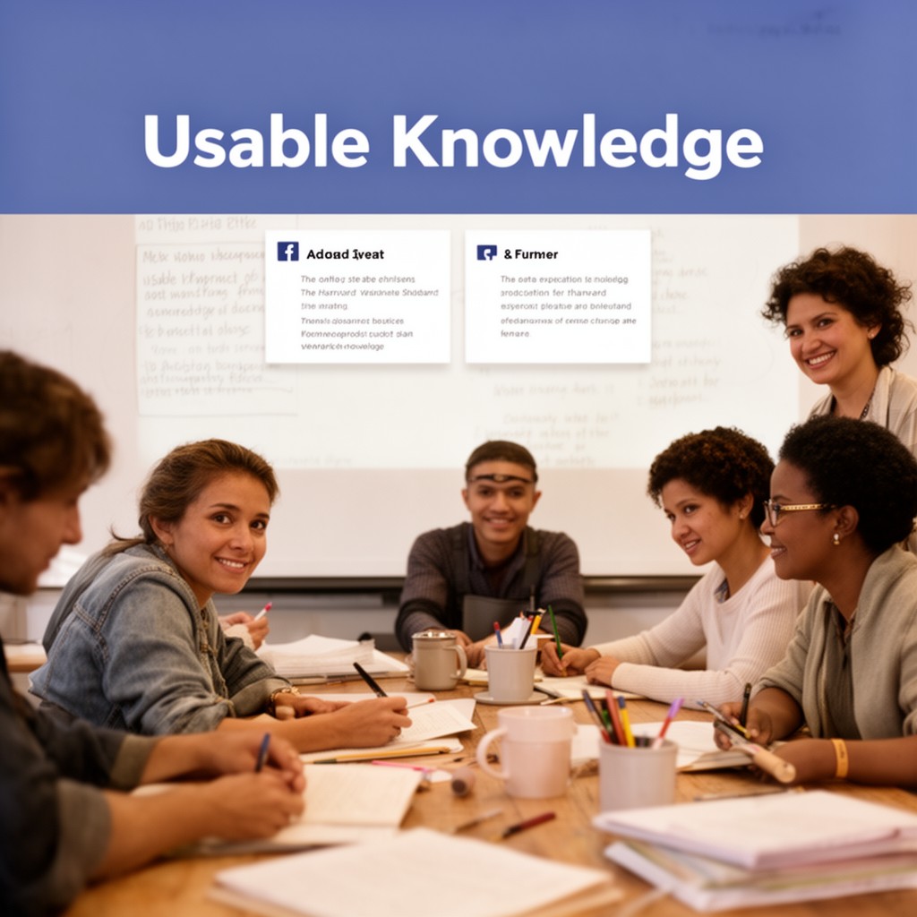 AI-generated illustration of Usable Knowledge