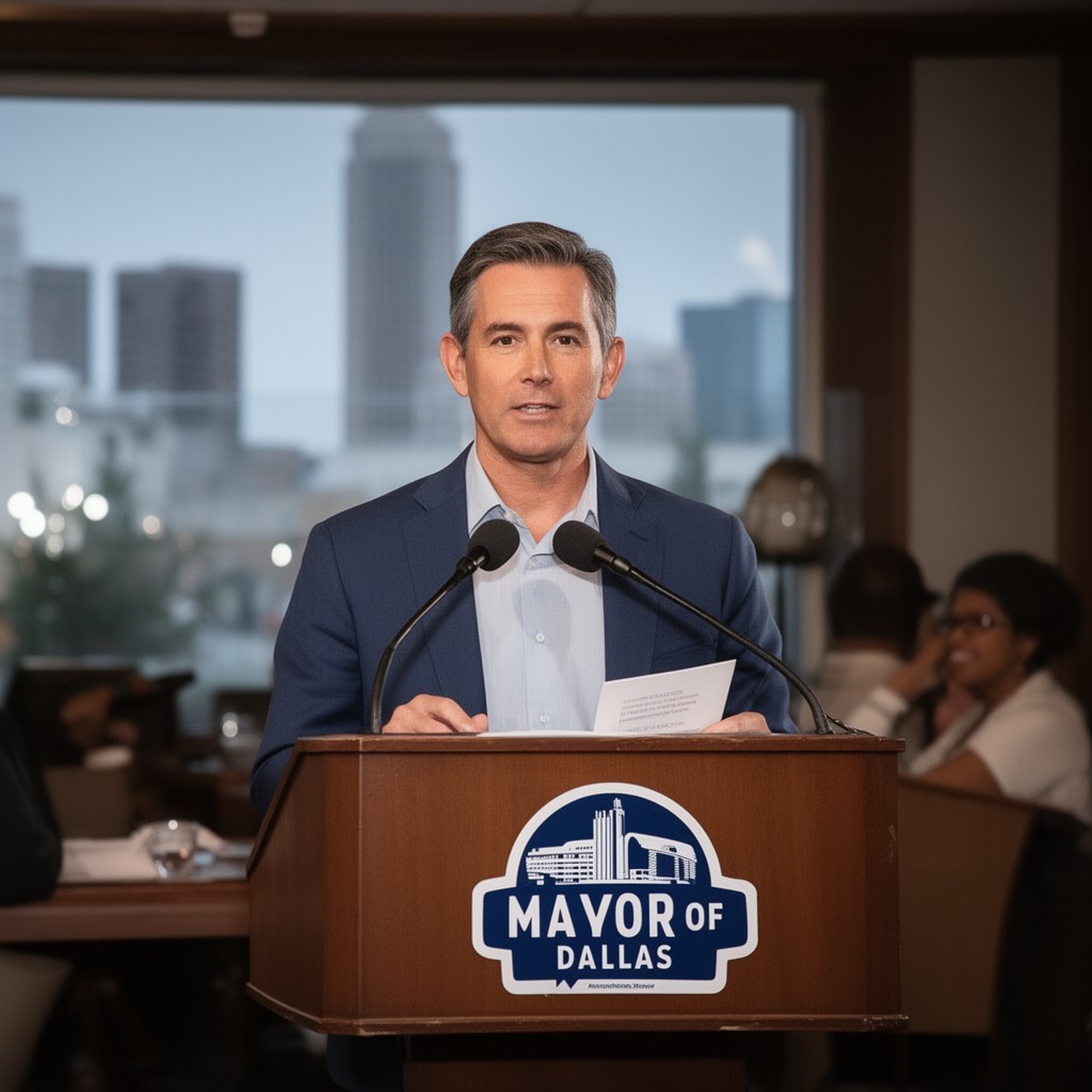 AI-generated illustration of Mayor of Dallas