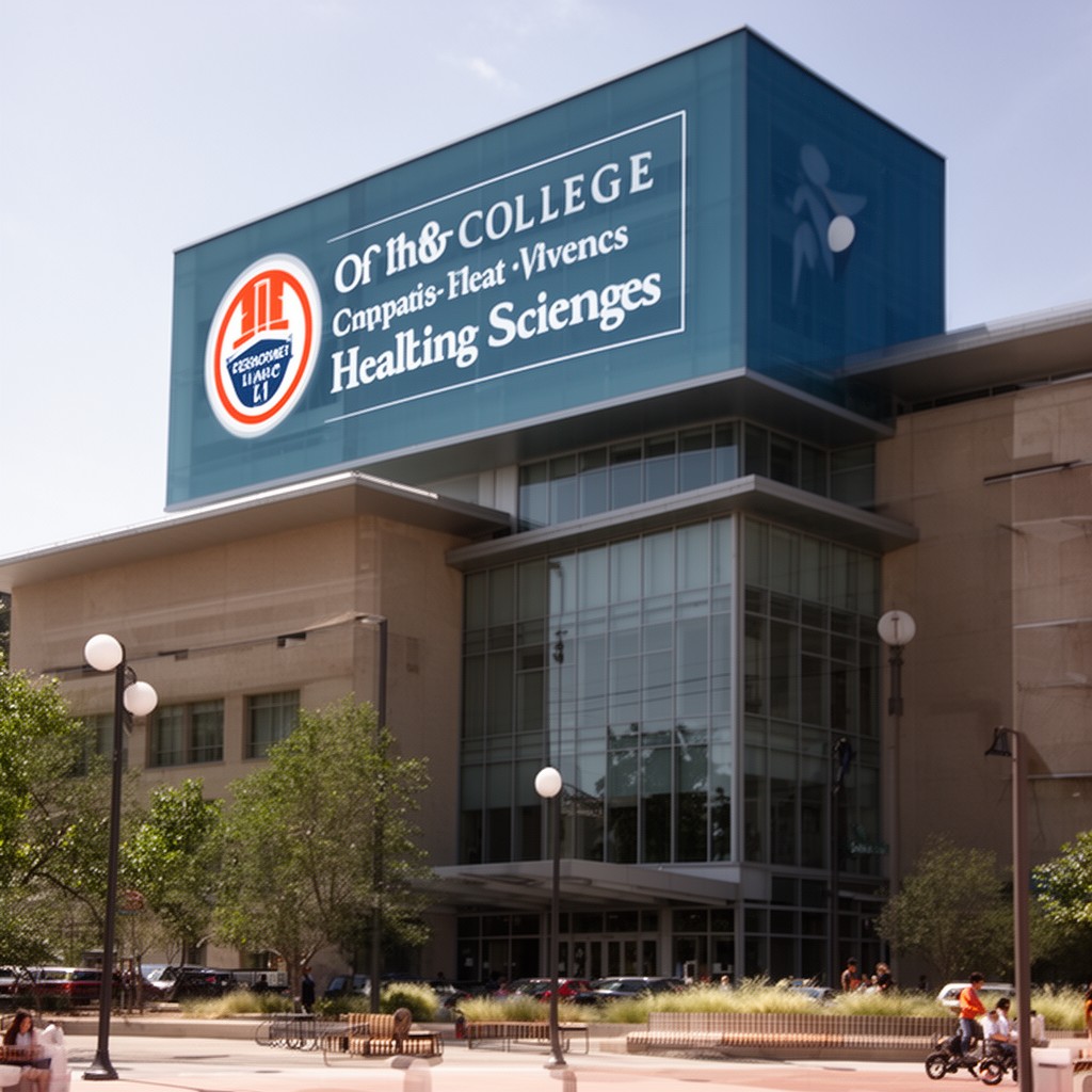 AI-generated illustration of College of Applied Health Sciences