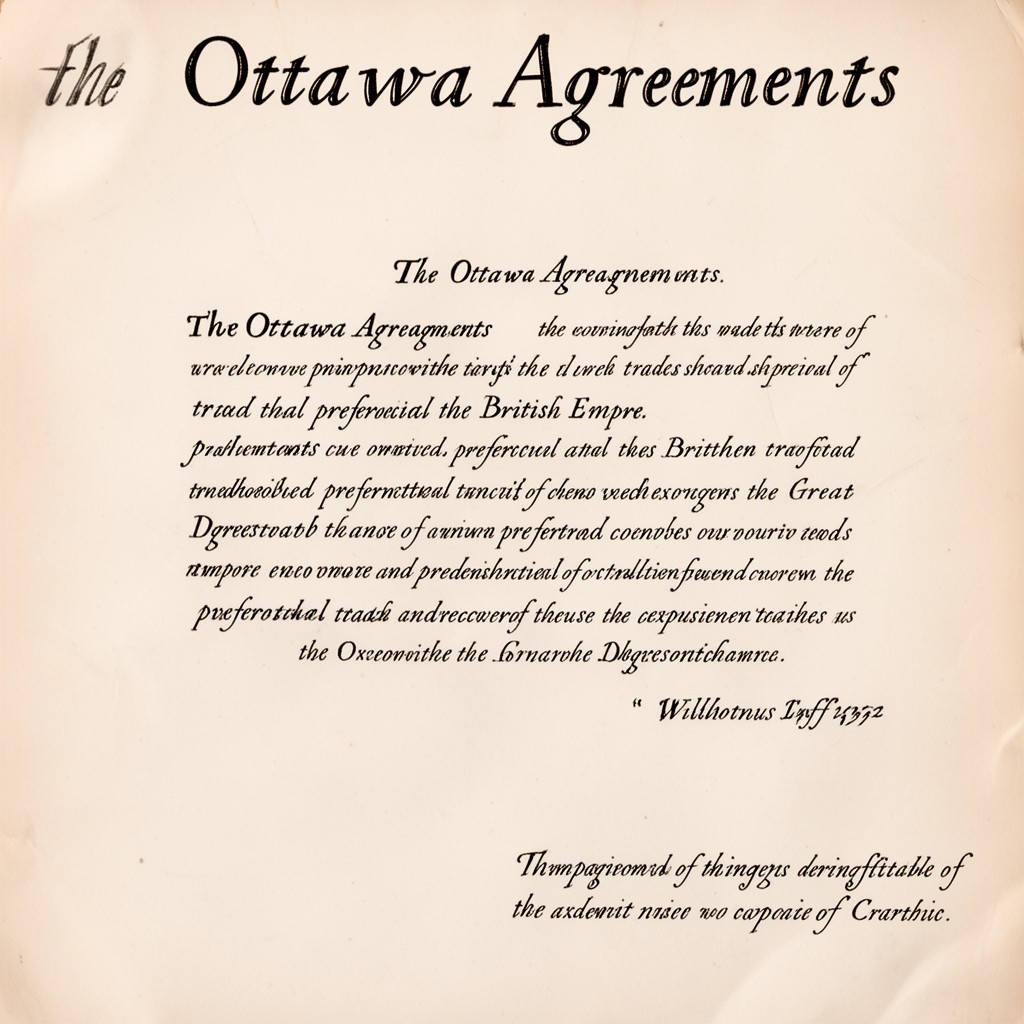 AI-generated illustration of Ottawa Agreements