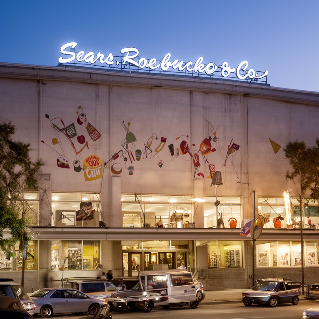 AI-generated illustration of Sears, Roebuck & Co.