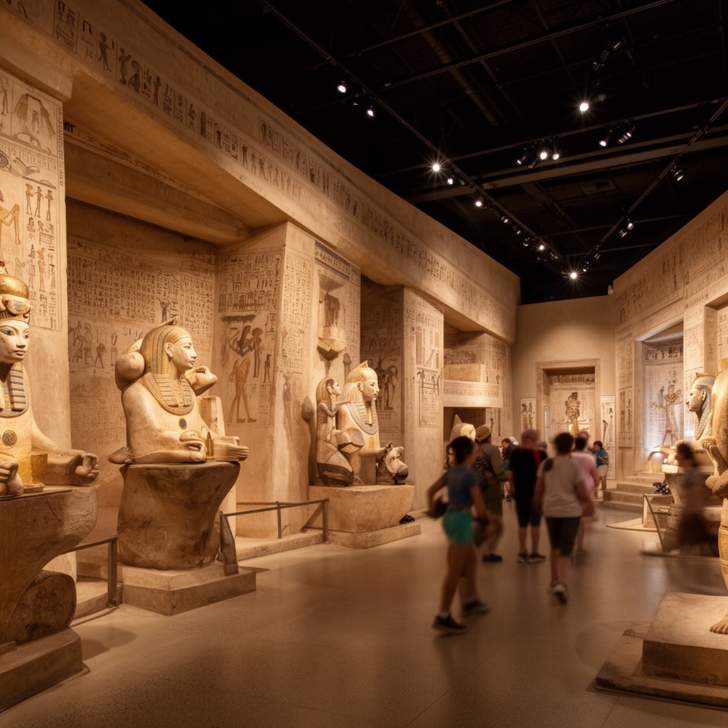 AI-generated illustration of Inside Ancient Egypt