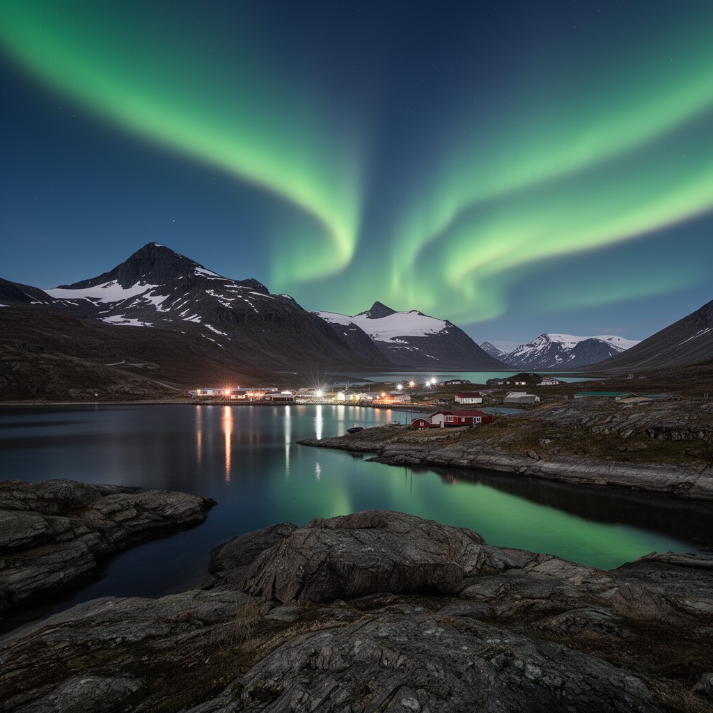AI-generated illustration of Northern Norway