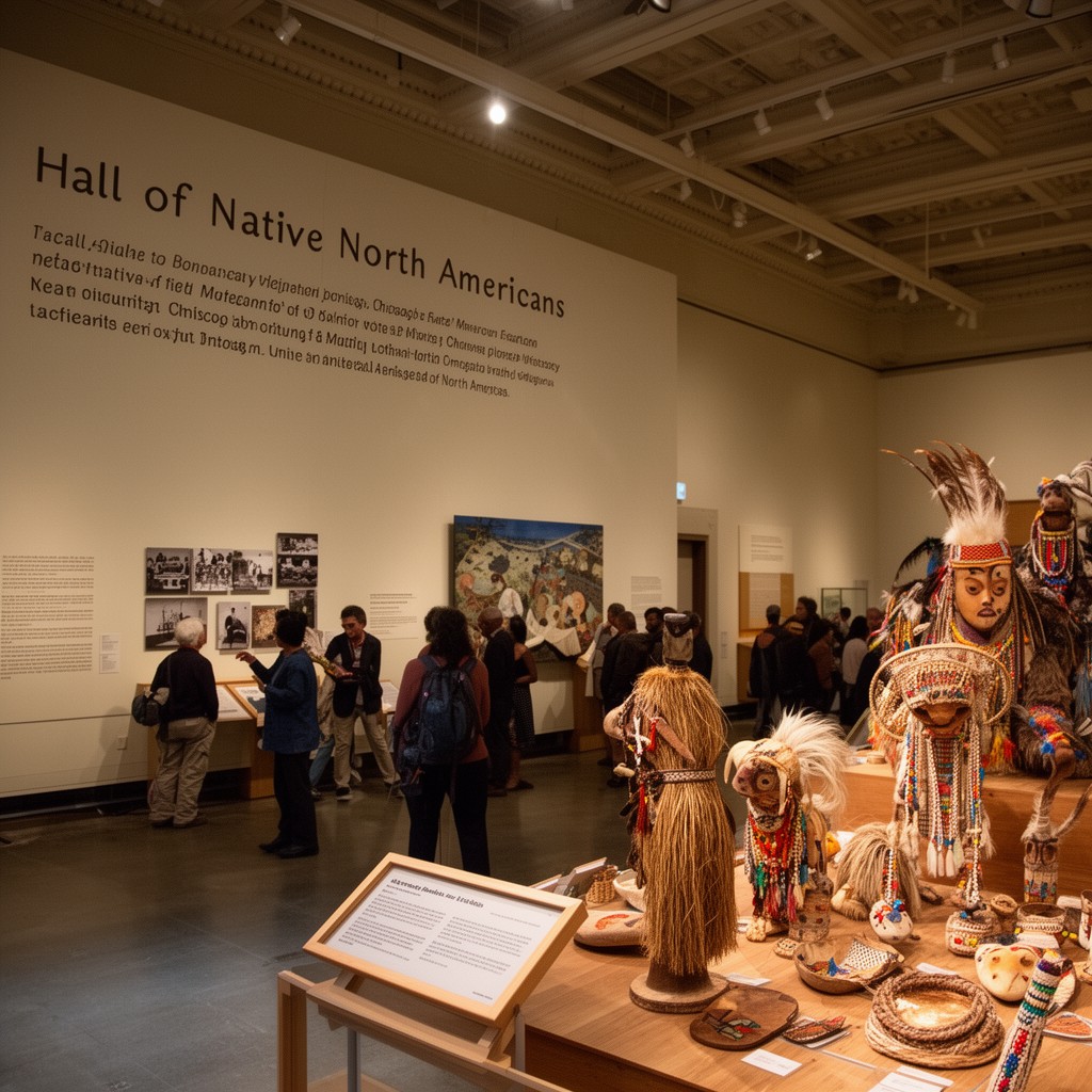AI-generated illustration of Hall of Native North Americans