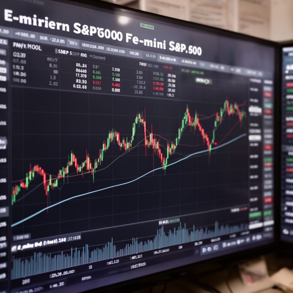 AI-generated illustration of E-mini S&P 500 futures