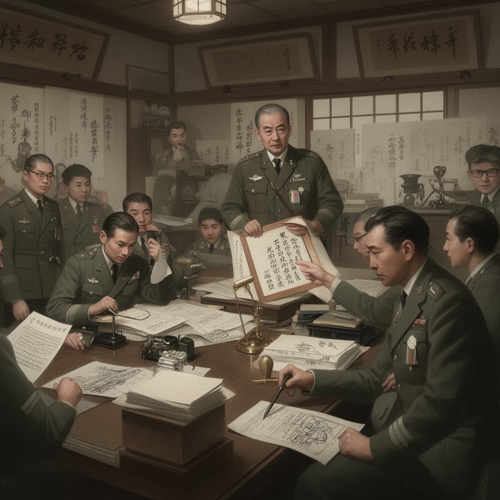 AI-generated illustration of Imperial Japanese Army General Staff