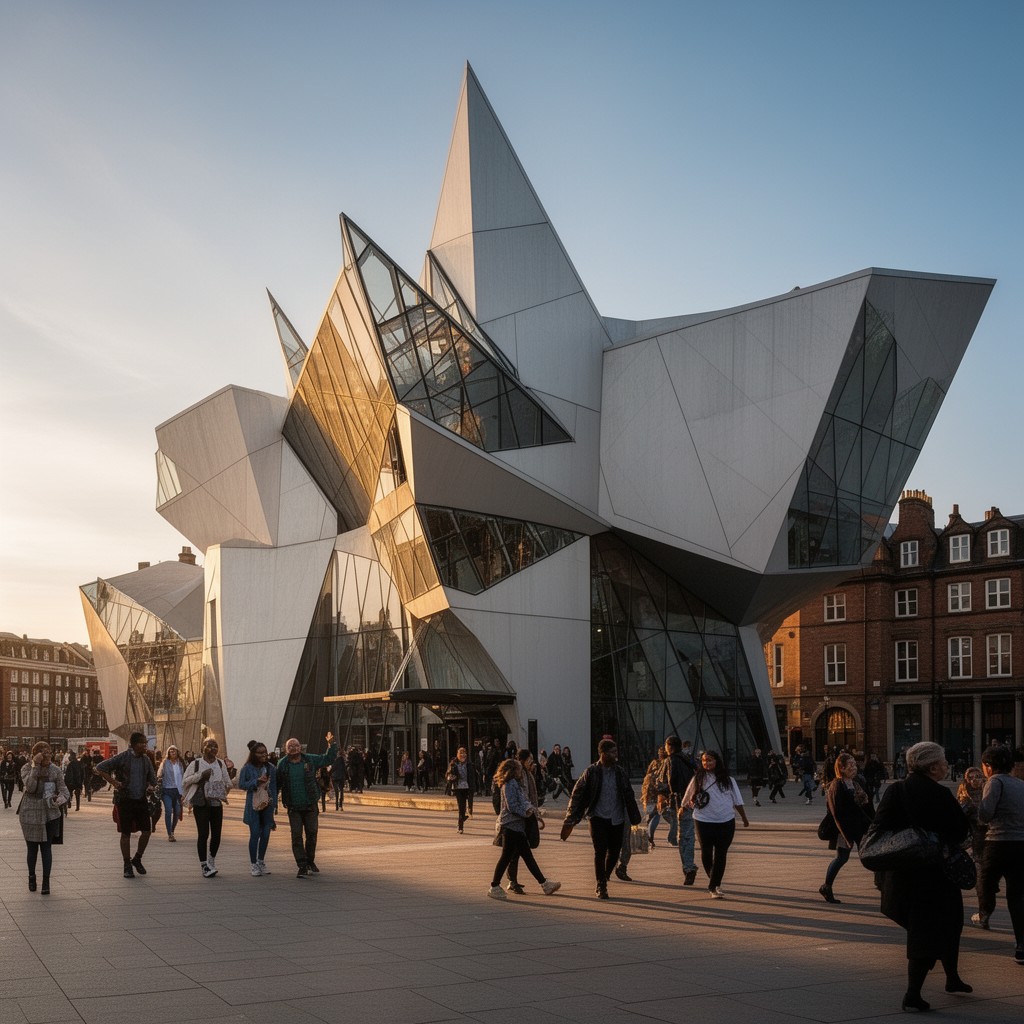 AI-generated illustration of Imperial War Museum North