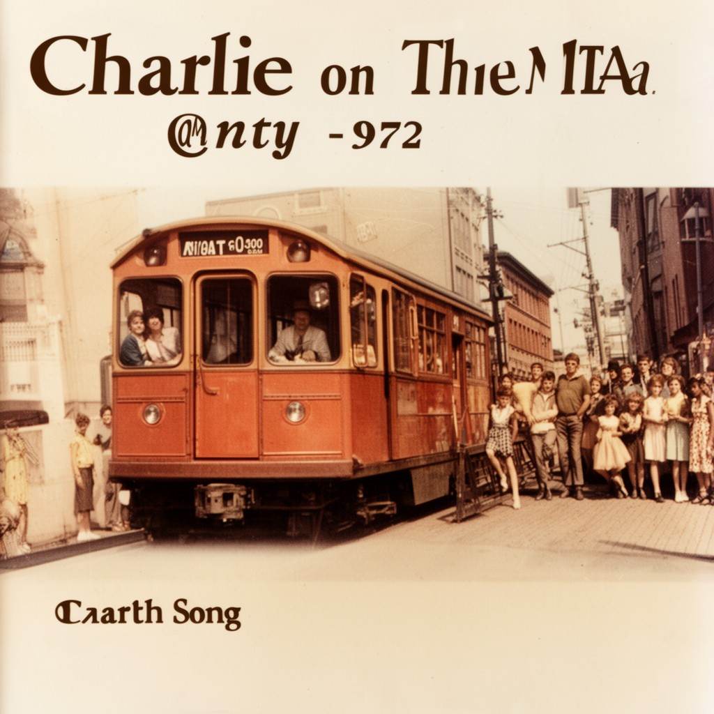 AI-generated illustration of song "Charlie on the MTA"
